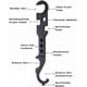 thumbnail image 3 of Compact Armorers Wrench Combo Tool, Multi-function Hand Tool For Spanner Removal Install, 3 of 5