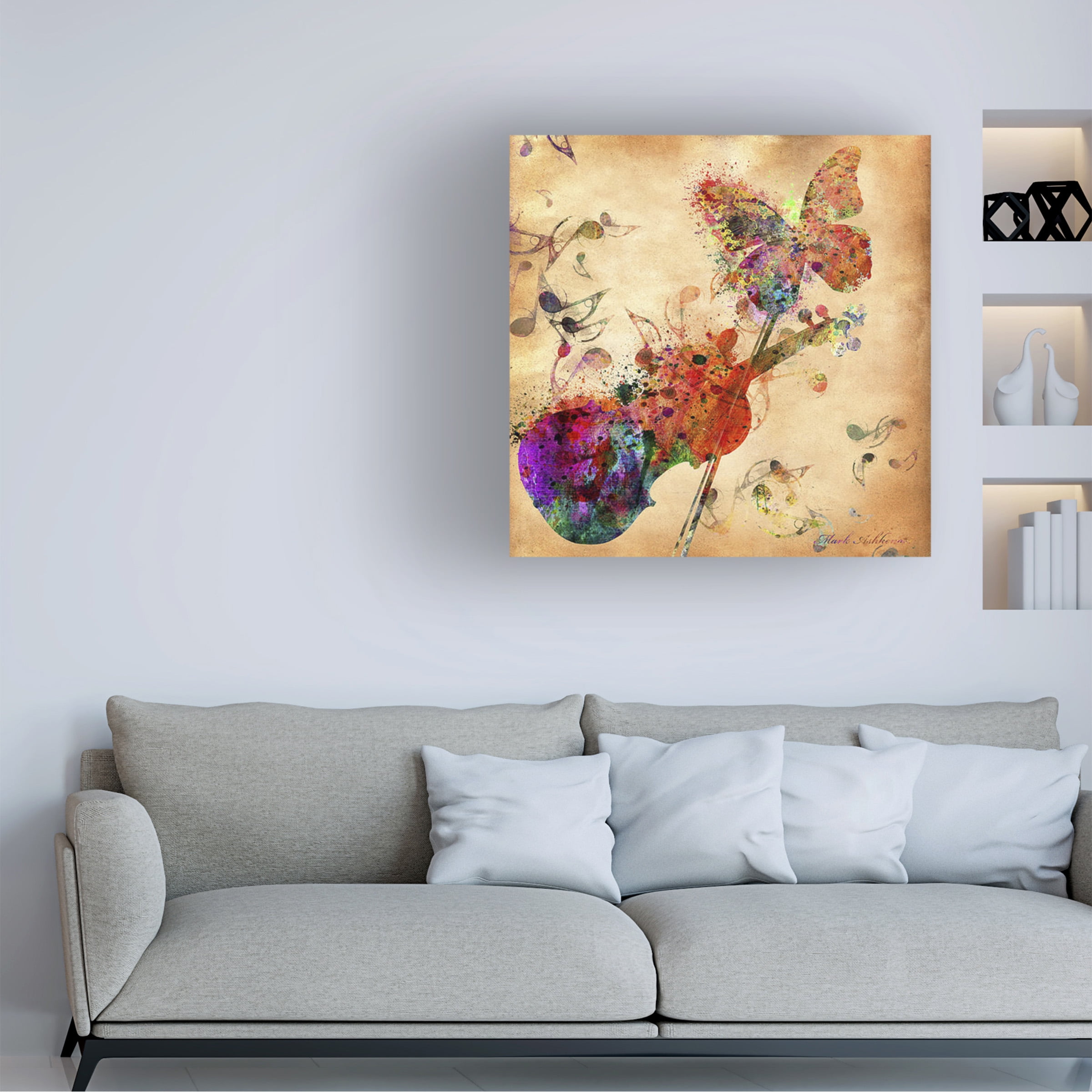 Mark Ashkenazi 'Love Music' Canvas Art