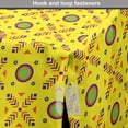 thumbnail image 4 of Abstract Dog Crate Cover, Demonstration of Geometrical Motifs Diagonal Elements in Summer Colors, Easy to Use Pet Kennel Cover Small Dogs Puppies Kittens, 7 Sizes, Yellow and Multicolor, by Ambesonne, 4 of 6
