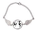 thumbnail image 1 of Egipto Dance Totem resumen fresco gracioso Pulsera pulsera pulsera alas de ángel pulsera, 1 of 3
