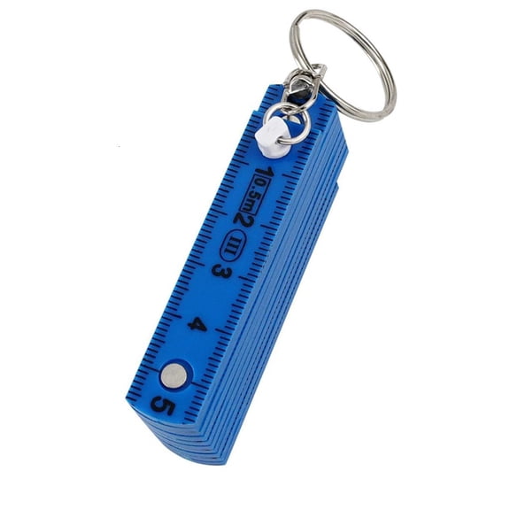 MOMOJIA Space Saving Foldable Plastic Ruler Pcket Size Measurement Tool for Architects Engineers and Art Enthusiasts