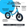 thumbnail image 5 of Banana GT Balance Bike - Lightweight Toddler Bike - No Pedal Bike - Ages 2-5 - Adjustable Handlebar & Seat - Aluminium, Air Tires (Blue), 5 of 8