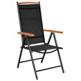 thumbnail image 2 of vidaXL 7 Piece Garden Dining Set Aluminium Black, 2 of 5
