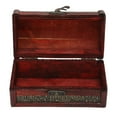 thumbnail image 1 of Cofre del tesoro, cofre del tesoro de madera, joyero retro vintage, cofre del tesoro de madera, artesanía superior, 1 of 12