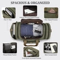 thumbnail image 4 of Gonex 60L Canvas Duffel Bags 26" Expandable Travel Overnight Weekender Bag for Men Women, 4 of 8