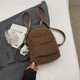 thumbnail image 5 of Mini Mochila para Niñas Adolescentes Pana Con Fresa (café), 5 of 6