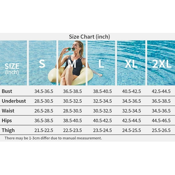 BeautyIn Women's One Piece Swimsuit Tummy Control Bathing Suits Racerback  Built-in Swim Bra 