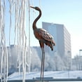 thumbnail image 7 of Outdoor Garden Crane Statues and Sculptures Metal Yard Art Statue for Garden Decoration Large Size, 7 of 7