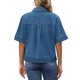 thumbnail image 3 of CHAQUETA DE JEAN DE MANGA CORTA PARA MUJER INSPIRE CHIC, CAMISA DE BOTONES ESTILO BOXY, CHAQUETAS DE JEAN CASUAL 2XL AZUL, 3 of 6