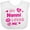 AA-White, variant on Inktastic Valentine's Day My Nonni Loves Me Hearts and Lips Boys or Girls Baby Bib