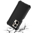 thumbnail image 4 of TJS for Cricket Outlast 5G 2024 / AT&T Motivate Pro 5G 2024 Phone Case, with Tempered Glass Screen Protector, Full Body Protective Heavy Duty Hybrid Bumper Cover (Clear), 4 of 6