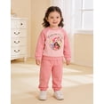 thumbnail image 4 of Disney Princess Toddler Girls’ Outfit Set - Two Piece Sweatshirt with Metallic Ink & Jogger Pants (2T), 4 of 5