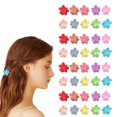 thumbnail image 1 of 100 Uds. Clip de pelo de flor de color caramelo flequillo pequeño clip para la cabeza para niñas accesorios para el cabello para adultos, 1 of 6
