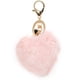 thumbnail image 3 of Llavero Con Forma De Corazón Esponjoso, Bola De Piel, Llavero, Bolso Rosa, Accesorio Decorativo Colgante, 3 of 7
