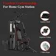 thumbnail image 3 of GARVEE Home Gym Station,Multifunctional Full Body Workout Machine with 150LBS Weight Stack,Preacher Curl Pad,Leg Developer for Strength Training,Black, 3 of 9