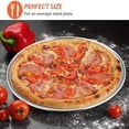 thumbnail image 7 of VeSteel Stainless Steel 12 inch Pizza Pan Set of 2, Metal Baking Tray Platter for Oven, 7 of 7