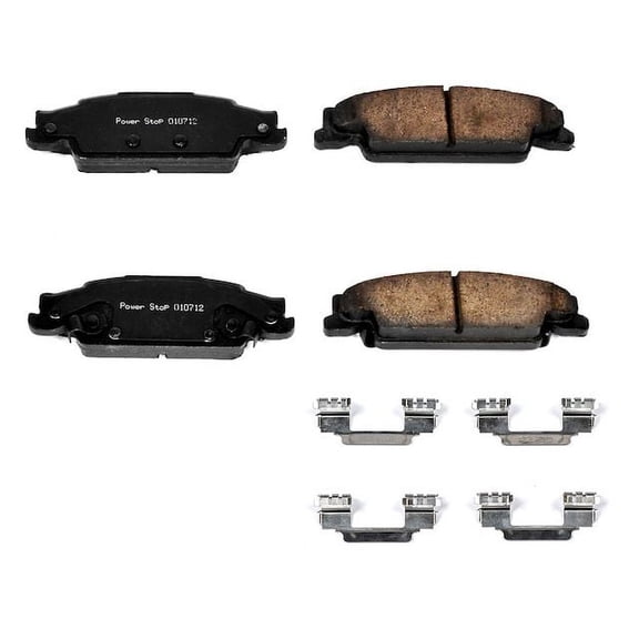 Rear Brake Pad Set - Compatible with 2005 - 2011 Cadillac STS Base 2006 2007 2008 2009 2010