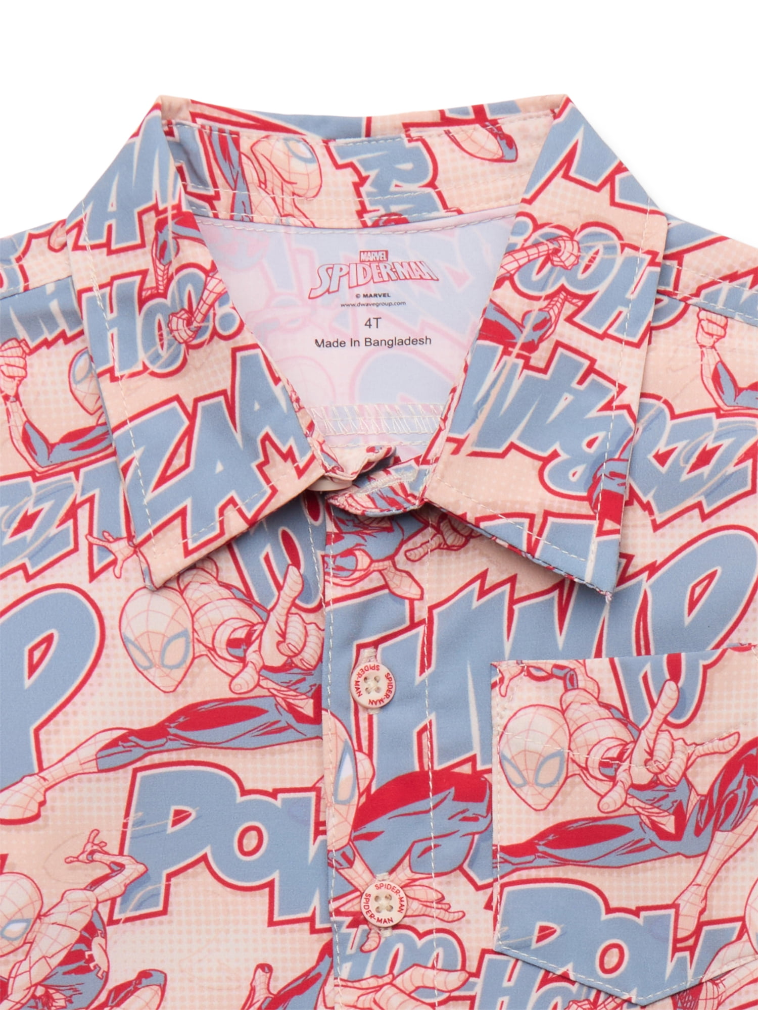 Character Toddler Boy Resort Shirt and Swim Trunk Set, 2-Piece, Sizes 12M - 5T