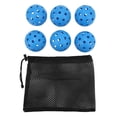 thumbnail image 2 of Balls, Blue Stable Balanced Flight Route Outdoor  40 Holes Plastic  For Practicing, 2 of 8