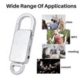 thumbnail image 3 of Keychain Design  Voice Recorder, Portable Voice Activated Recorder with HiFi MP3 Player -  Adhesion, Long Battery Life,  Key Recording, 3 of 8
