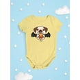 thumbnail image 3 of Cute Vampire Pug Bodysuit Infant -Image by Shutterstock,  18 Months, 3 of 4