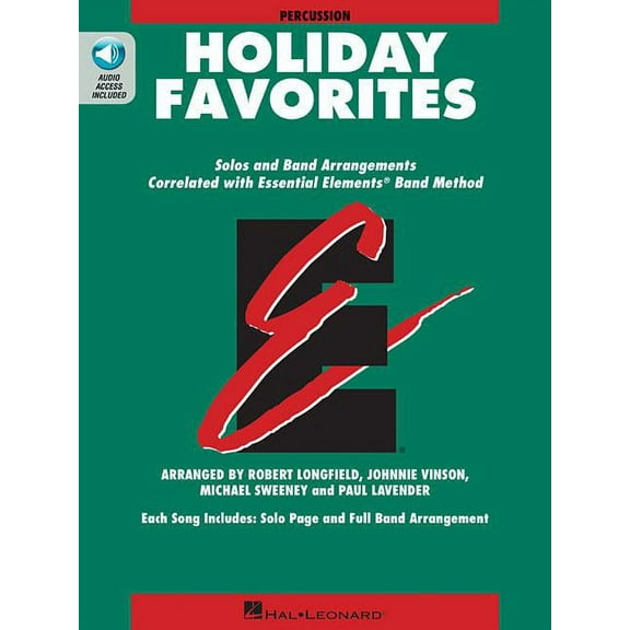 Essential Elements Holiday Favorites : Percussion Book with