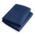 thumbnail image 5 of Juego de Fundas de Almohada de Franela Bare Home 100 % Algodón Doble Cepillado 2 Piezas Tamaño King Azul Oscuro, 5 of 5