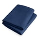 thumbnail image 5 of Bare Home Juego de Fundas de Almohada de Franela - 100 % Franela de Algodón - Doble Cepillado - Juego Estándar de 2, Azul Oscuro, 5 of 5