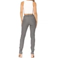 thumbnail image 3 of Women's Casual Comfy Slim Pocket Jeggings Jeans Pants with Button, 3 of 6