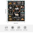 thumbnail image 6 of Sloth Blanket Super Soft Micro Fluffy Cozy Fuzzy Throws Flannel Blankets Gift for Bed Sofa Plane/Living Room Decor 60x50 Inch, 6 of 6