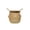 7.1 Inches, variant on Large Woven Seagrass Belly Basket, Multipurpose Storage for Laundry, Picnic, Grocery, Plant Pot with Sturdy Handles, Decorative Home Organizer, 1 Basket