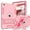 Pink, variant on DUEDUE Case for iPad 10th Generation 10.9 Inch 2022, iPad (A16) 11th Generation 11 Inch 2025, with Kickstand & Pencil Holder, Heavy Duty Shockproof Hybrid Protective Cover, Pink