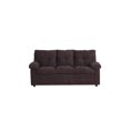 thumbnail image 2 of Kingway Furniture Transitional Linen Standard Living Room Sofa, Brown, 2 of 9