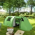 thumbnail image 2 of Outsunny 3-4 Person Camping Tent with 2 Rooms, Waterproof Family Tent, 2 of 10