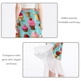 thumbnail image 2 of Ice Cream Stylish Summer Chiffon Beach Dress with Polyester Straps - Women's Summer Dresses, 2 of 6