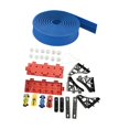 thumbnail image 2 of Yinanstore Flexible Race Car Ramp Track Diecast Cars Starter Set Long Design Multifunctional Play Set DIY Racetrack for 3+ Year Old Gift Blue 5m, 2 of 8