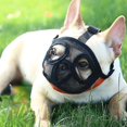 thumbnail image 3 of Dog Muzzle With Short Snout Adjustable Breathable Mesh Muzzle For English French Bulldogs Anti-bite Chewing, 3 of 5