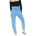 thumbnail image 4 of American Apparel Women's High-Waist Jean, Light Wash, 26W/32, 4 of 6