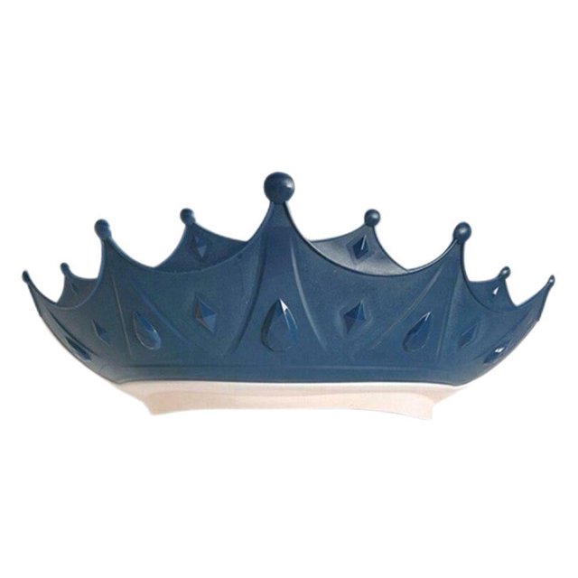 Bonnet de Douche Ajustable pour Bébé Couronne Enfants Bain Lavage des Cheveux Chapeau Shampooing D2D9