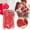 Red, variant on ZTTD 1Bag 30g Red Raffia Paper Shreds Strands Grass Stuffer Shredded Crinkle Cut Confetti for Basket Filling Wrapping Wedding Party Supplies
