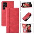 thumbnail image 1 of Wallet Case for Samsung Galaxy S23 Ultra Premium PU Leather Flip Folio Cover, Card Slots Holder Magnetic Closure Soft TPU Shockproof Anti-Scratches Case for Samsung Galaxy S23 Ultra,Red, 1 of 7