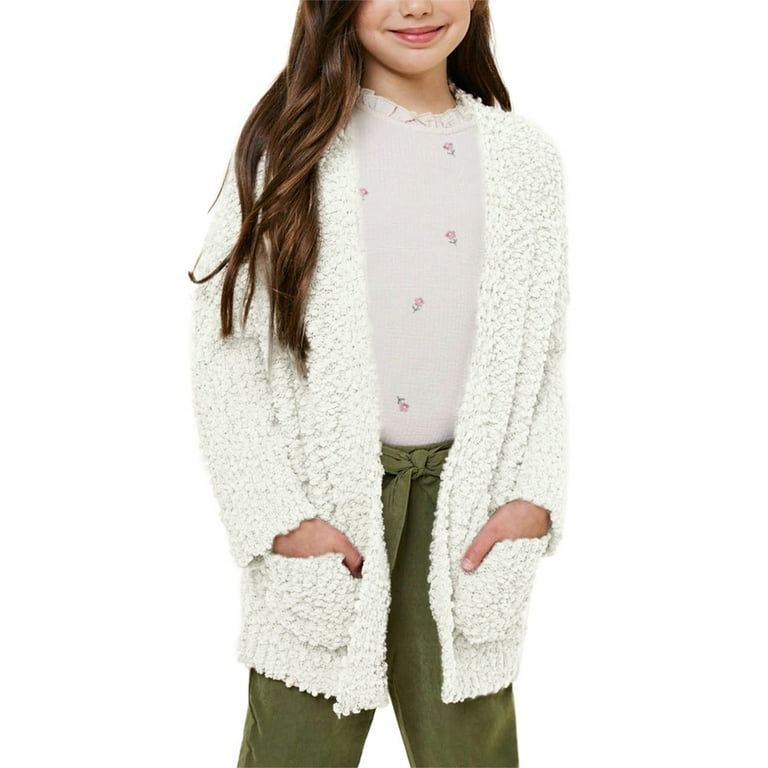 Girls clearance cardigan walmart