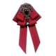 thumbnail image 1 of Pajarita para mujer, broche de cinta, corbata para niña, estilo retro, ajustable con Estilo B, 1 of 9