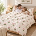 thumbnail image 4 of Disposable Sheets for Travel - Disposable Bed Sheets Queen Size 4PCS Disposable Bedding Set with Bed Sheet, Quilt Cover & 2 Pillow Covers for Hotel, Cruise, Business Trip Essentials, 4 of 6