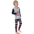 thumbnail image 5 of MyFav Matching Family Christmas Pajamas Set, Xmas Holiday PJs for Women/Men/Kids, Letter Printed Loungewear Sleepwear, 5 of 7