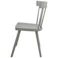 thumbnail image 6 of Side Dining Chair, Set of 2, Grey Gray, Wood, Modern Contemporary Farmhouse Coastal, Kitchen Room Cafe Bistro Restaurant Hospitality, 6 of 10