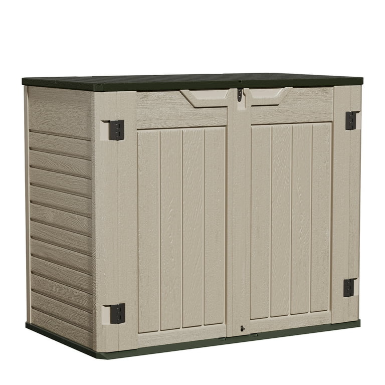 Homall Large 260 Gallon Outdoor Storage Deck Box, HDPE Plastic