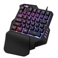 thumbnail image 3 of Kearding Teclado de una mano, teclado para juegos, pantalla, piezas de juego portátiles, controlador con cable, tableta duradera profesional Electrónica, 3 of 6