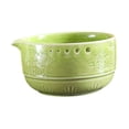 thumbnail image 3 of Plato rallador de ajo con tiras de cerámica y cinco agujeros, accesorio de cocina Verde, 3 of 9