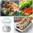 thumbnail image 4 of Shisuyan Stainless Steel Bento Lunch Box for Kids and Adults with Compartments Blue 7 x 5.5 x 3.2 inches, 4 of 8